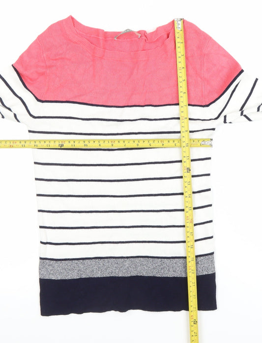 Womens UK Size M Oasis Multicoloured Pullover Jumper