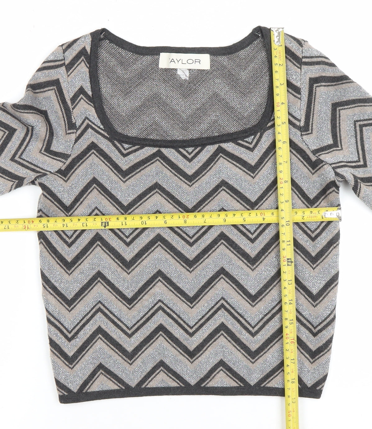 Womens UK Size M Taylor Grey Pullover Jumper