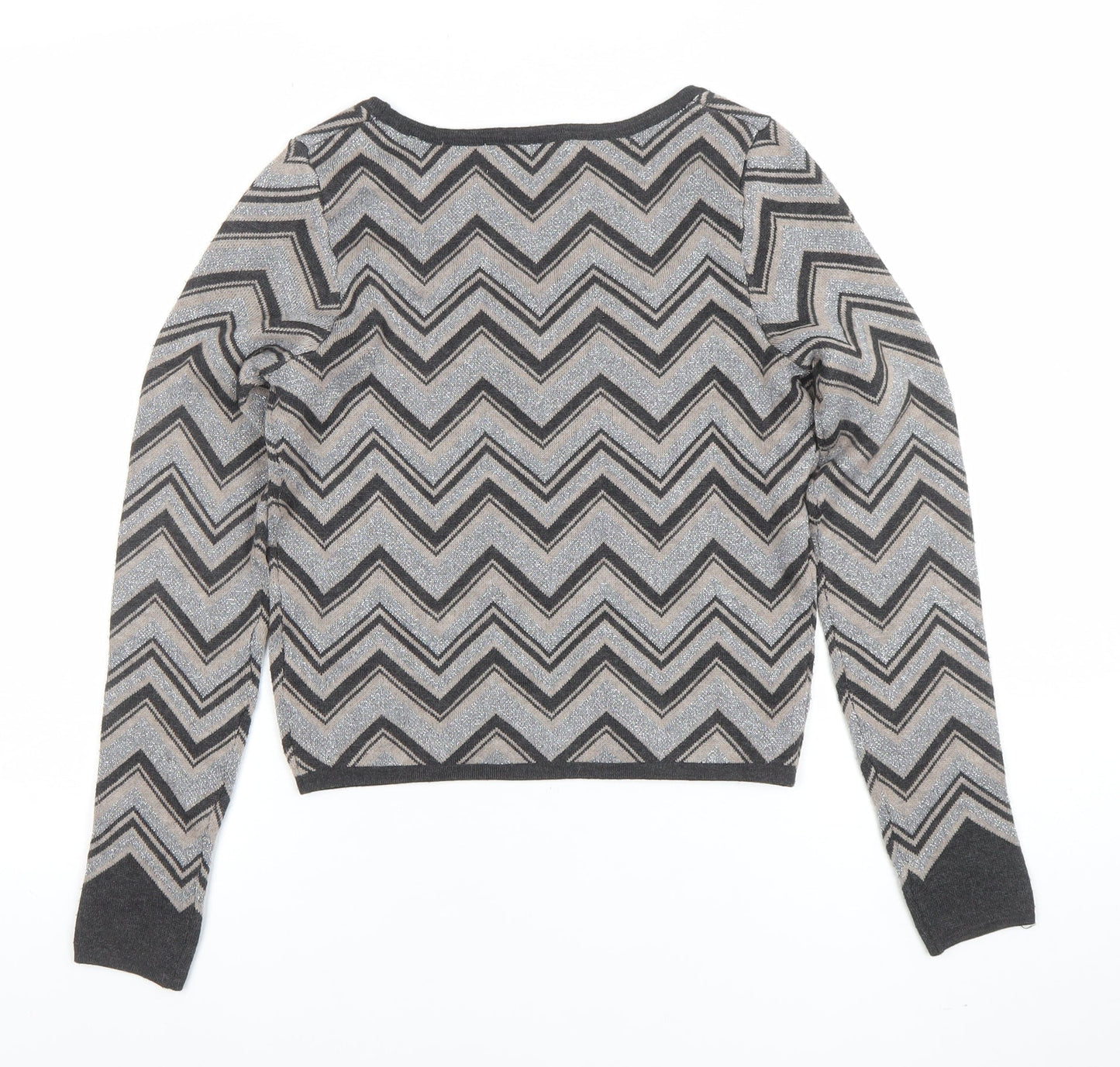Womens UK Size M Taylor Grey Pullover Jumper