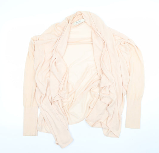 Womens UK Size M Reiss Beige Cardigan Jumper