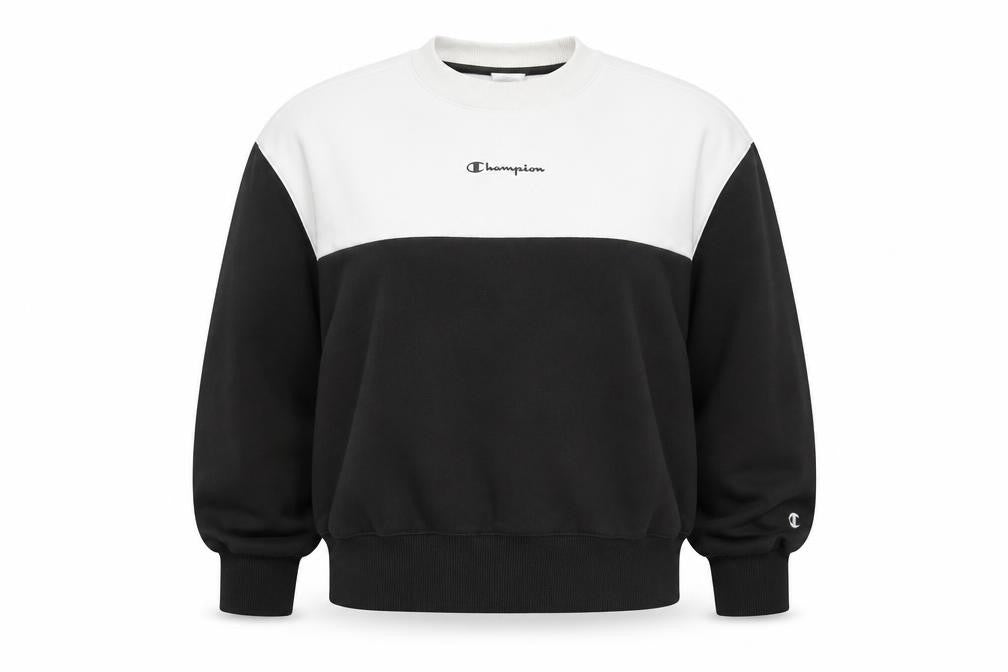 Womens UK Size S Champion Black Pullover Sweatshirt
