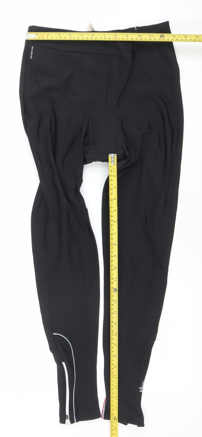 Womens UK Size 12 Oxylane Athletic Fit Leggings Black Leggings