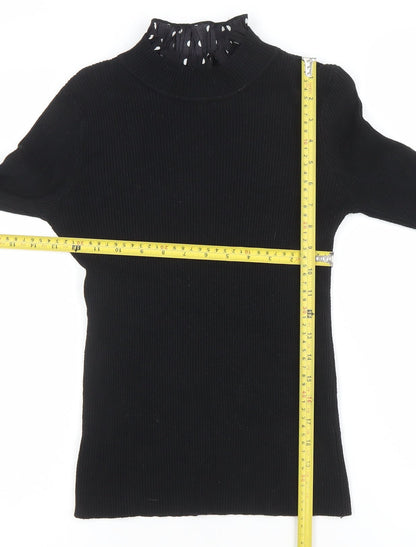 Womens UK Size M Blue Vanilla Black Pullover Jumper