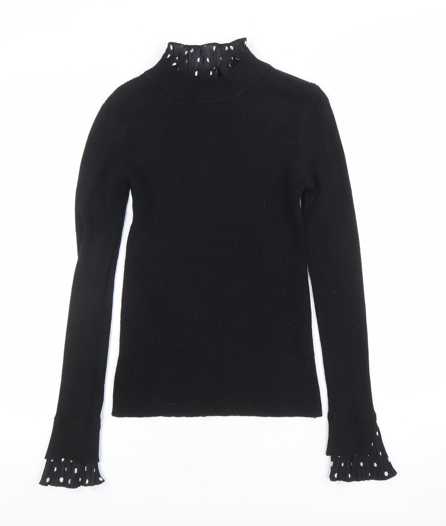 Womens UK Size M Blue Vanilla Black Pullover Jumper