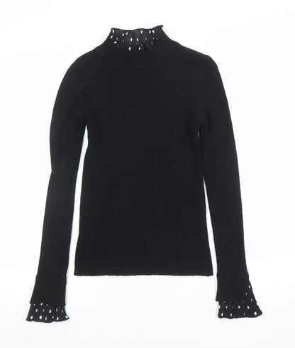 Womens UK Size M Blue Vanilla Black Pullover Jumper