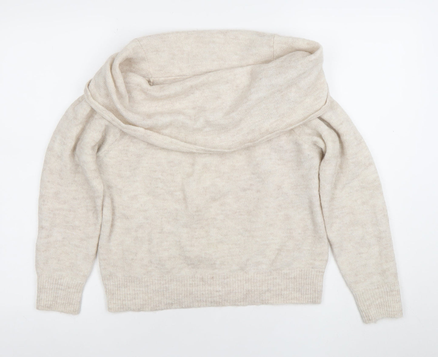 Unisex Adults UK Size S H&M Divided Beige Pullover Jumper