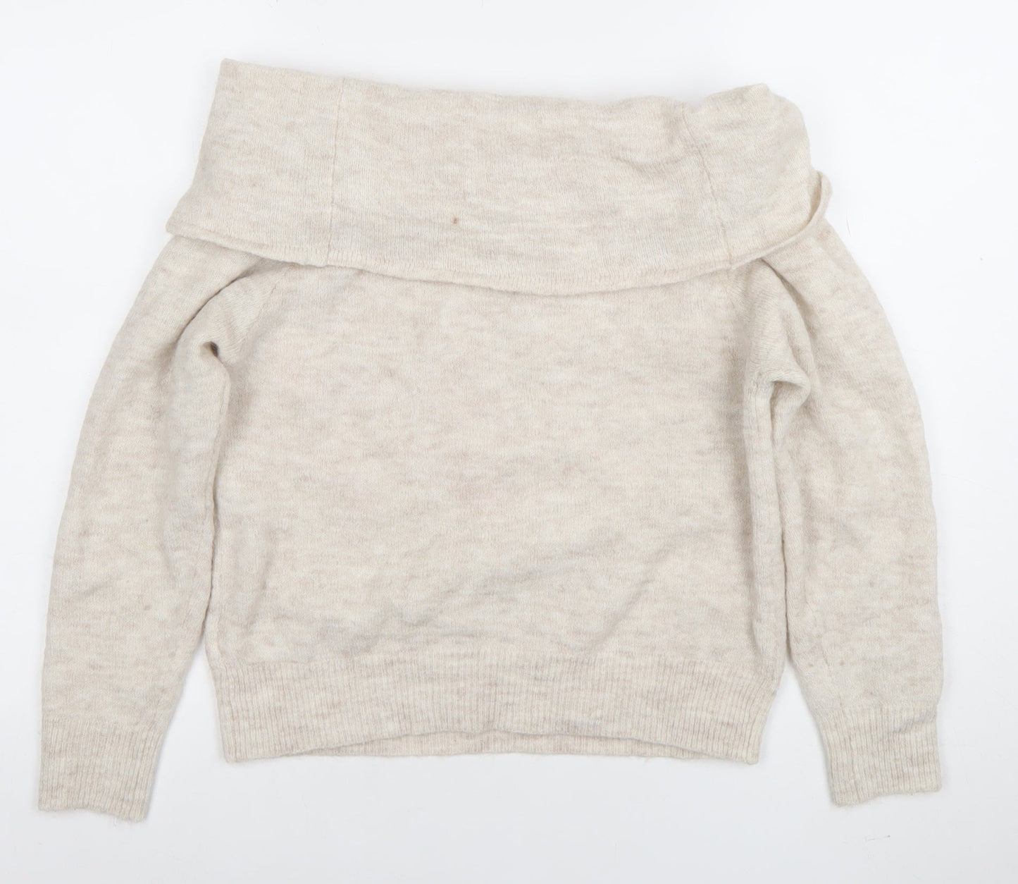 Unisex Adults UK Size S H&M Divided Beige Pullover Jumper