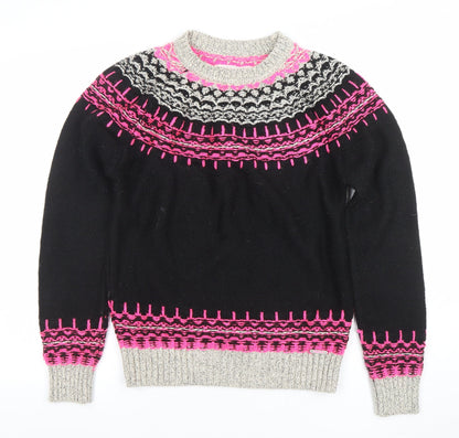 Mens UK Size M Superdry Black Pullover Jumper