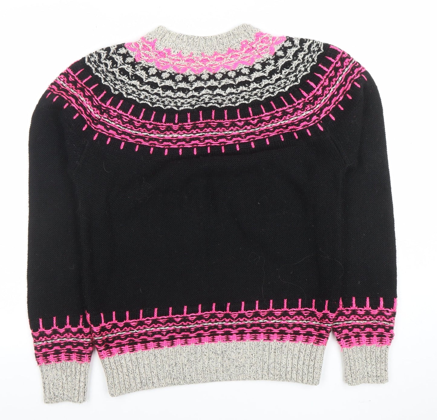 Mens UK Size M Superdry Black Pullover Jumper
