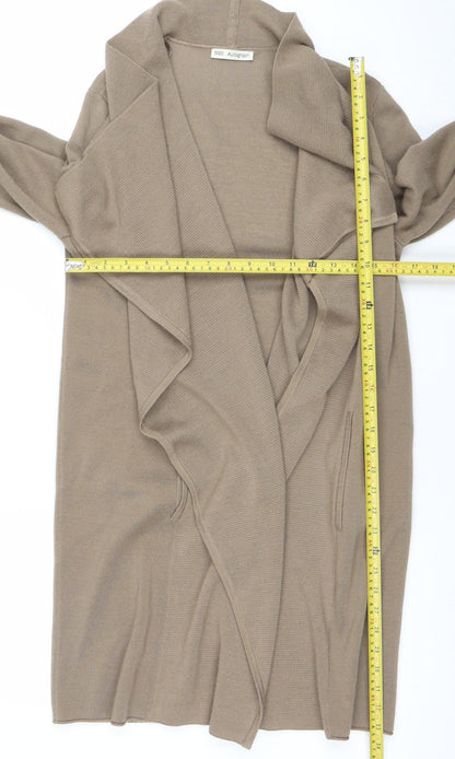 Womens UK Size 14 Marks and Spencer Beige Cardigan Jumper