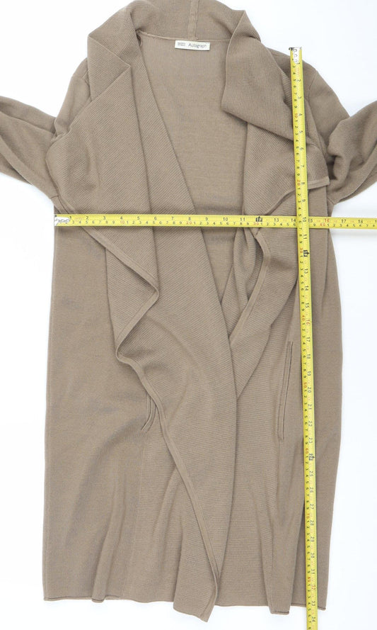 Womens UK Size 14 Marks and Spencer Beige Cardigan Jumper
