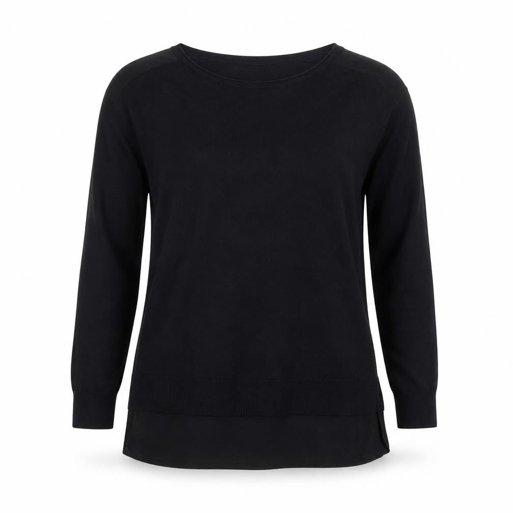 Womens UK Size 8 Mint Velvet Black Tunic Blouse