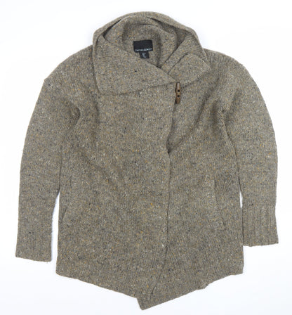 Womens UK Size S Cynthia Rowley Brown Cardigan Jumper