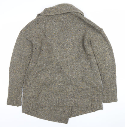 Womens UK Size S Cynthia Rowley Brown Cardigan Jumper