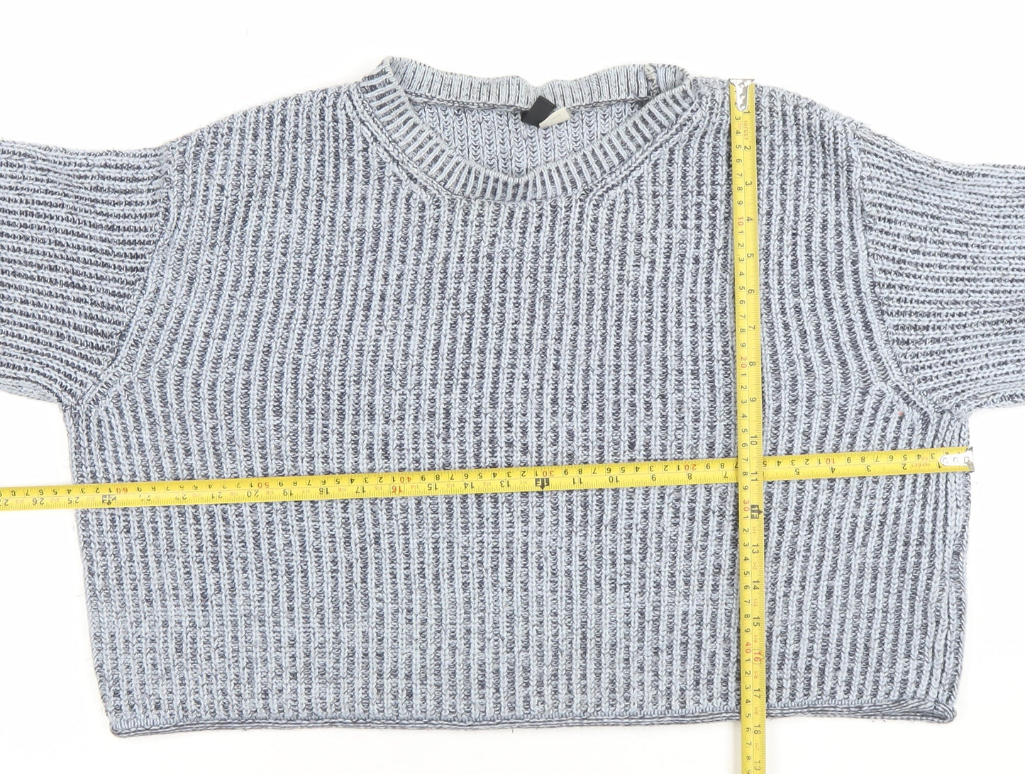 Womens UK Size XS Divided Grey Pullover Jumper