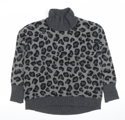 Womens UK Size L Cynthia Rowley Grey Pullover Jumper