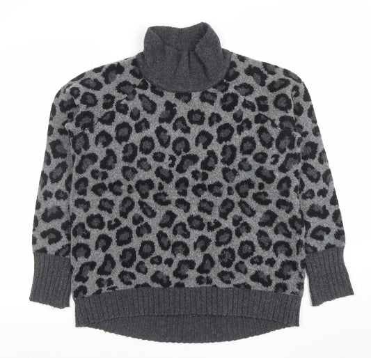 Womens UK Size L Cynthia Rowley Grey Pullover Jumper