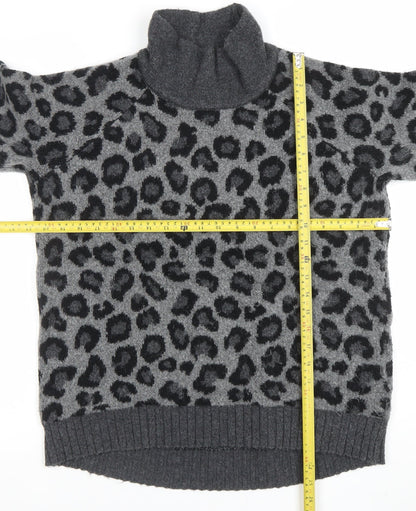 Womens UK Size L Cynthia Rowley Grey Pullover Jumper