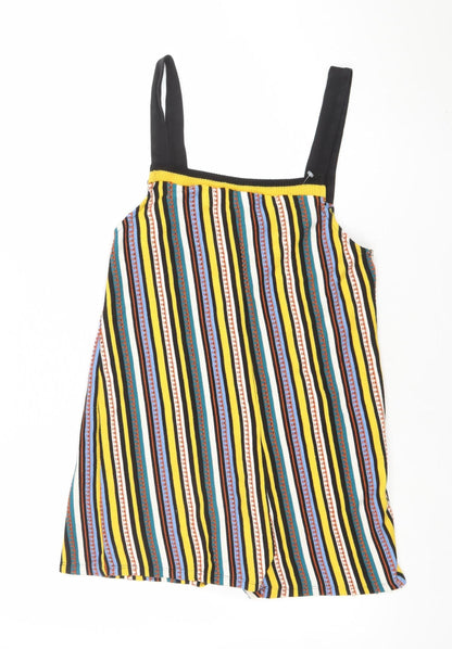 Womens UK Size M Zara One-Piece Multicoloured Playsuit