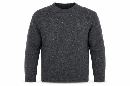 Mens UK Size L Racing Green Grey Pullover Jumper