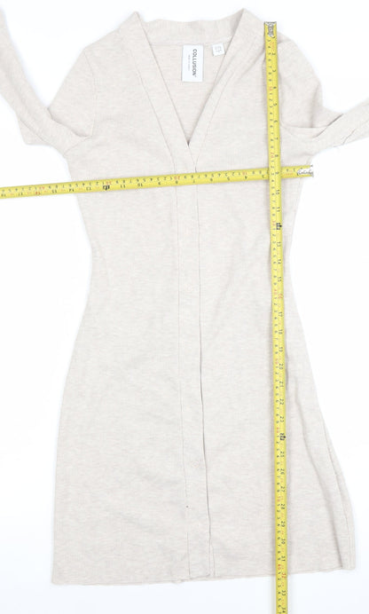 Womens UK Size 8 COLLUSION Bodycon Dress