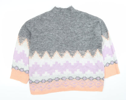 Womens UK Size M Monsoon Grey Pullover Jumper