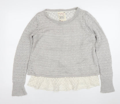 Womens UK Size 14 Falmer Heritage Grey Pullover Jumper