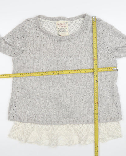 Womens UK Size 14 Falmer Heritage Grey Pullover Jumper