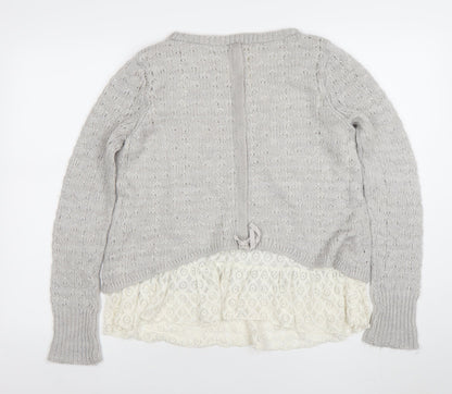 Womens UK Size 14 Falmer Heritage Grey Pullover Jumper