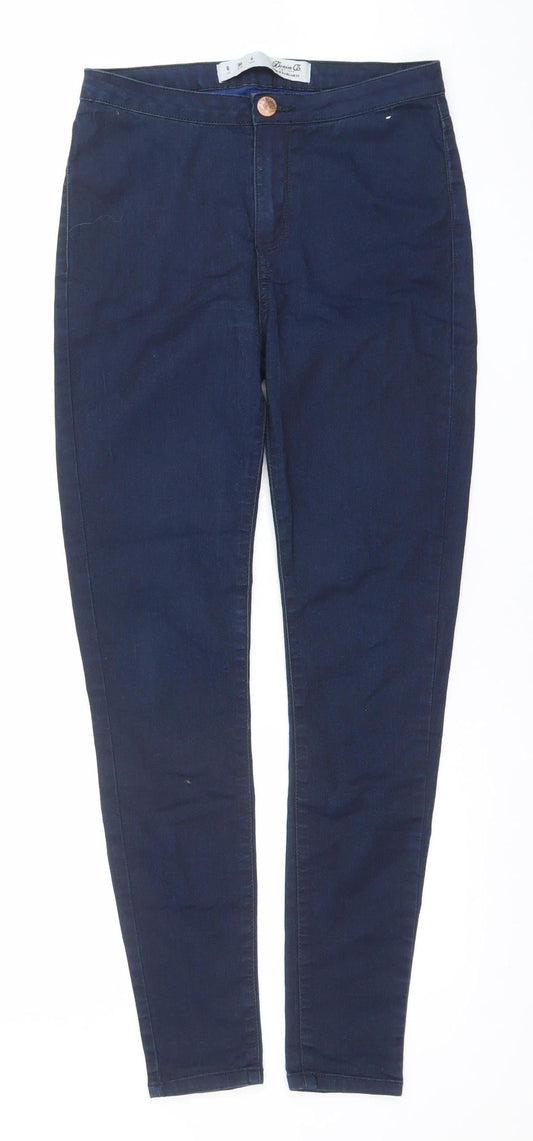 Womens UK Size 8 Denim Co. Slim Fit Skinny Blue Jeans