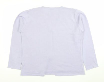 Womens UK Size L Honor Millburn at EWM Purple Cardigan Jumper