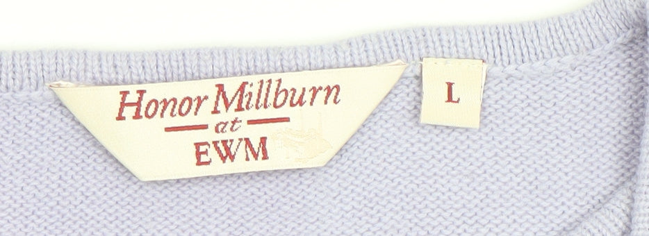 Womens UK Size L Honor Millburn at EWM Purple Cardigan Jumper