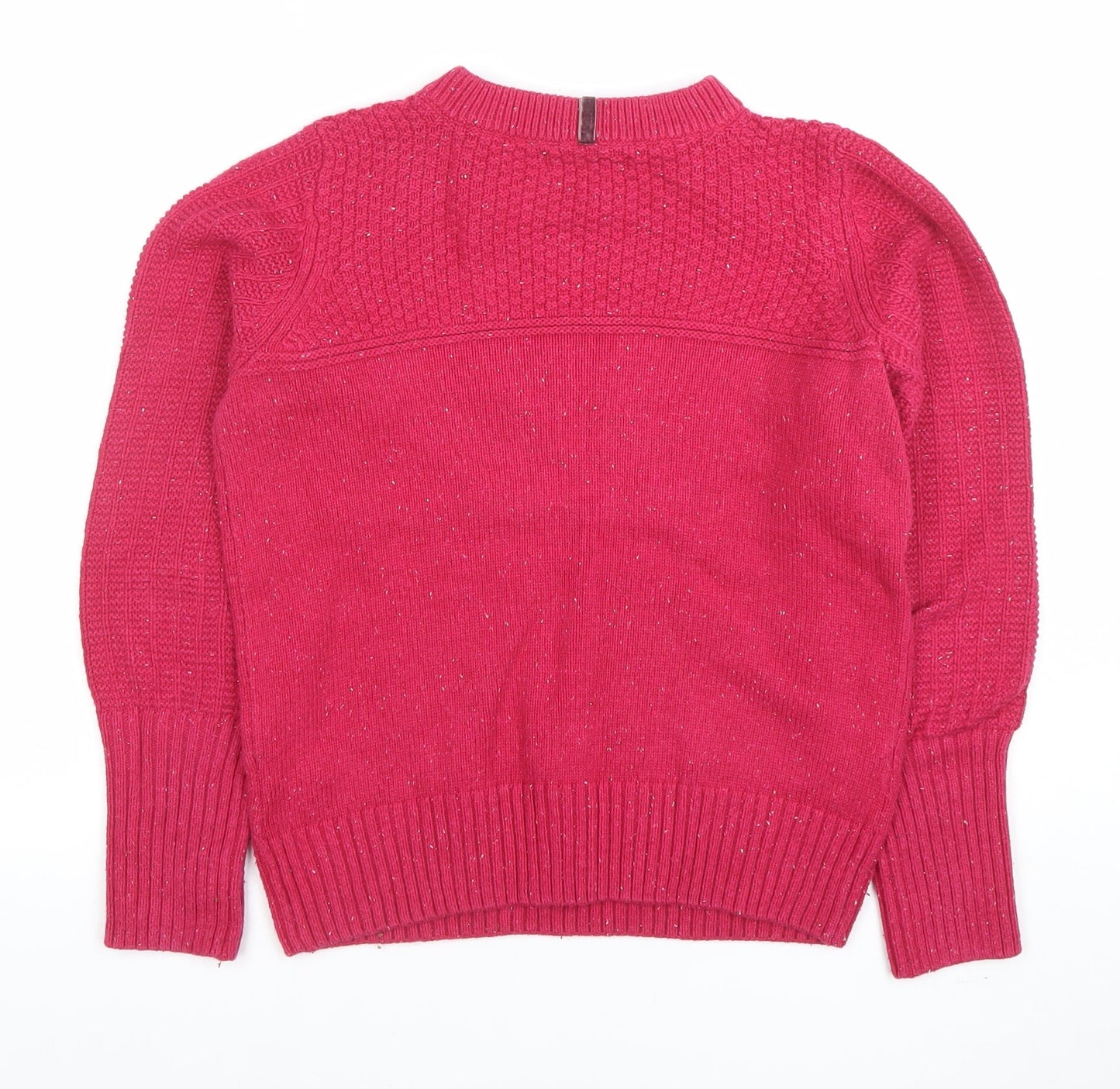 Womens UK Size 8 Marks and Spencer Pink Pullover Jumper