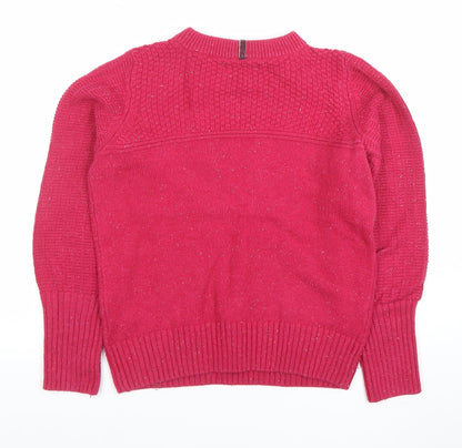 Womens UK Size 8 Marks and Spencer Pink Pullover Jumper