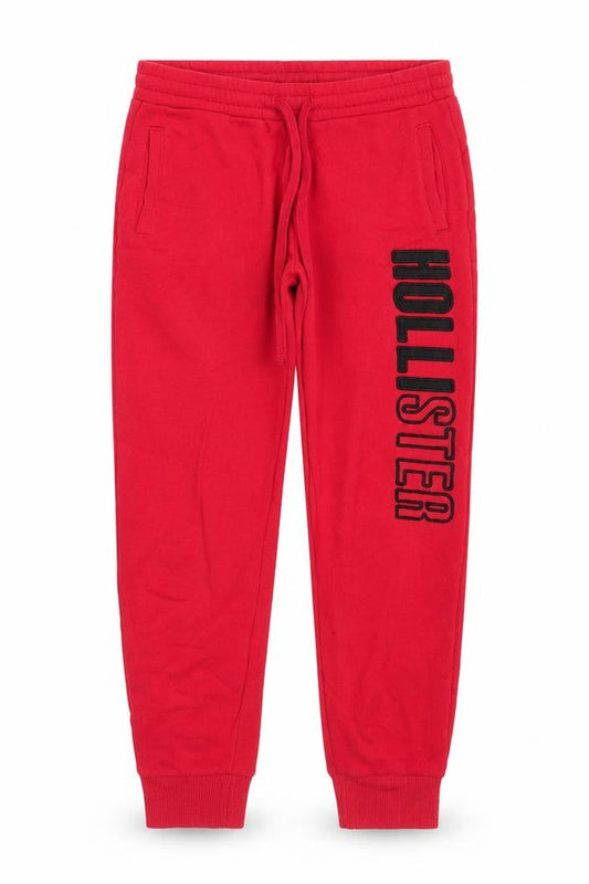 Womens UK Size S Hollister Regular Fit Jogger Red Trousers