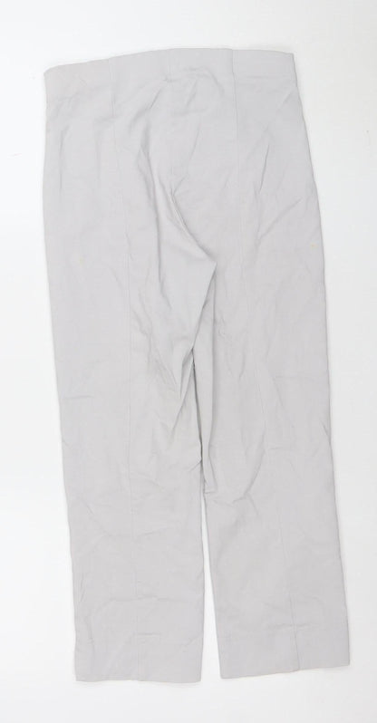 Womens UK Size 8 Gallery Regular Fit Business Casual Beige Trousers