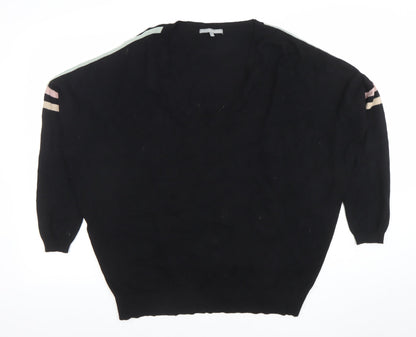 Womens UK Size 12 Oliver Bonas Black Pullover Jumper