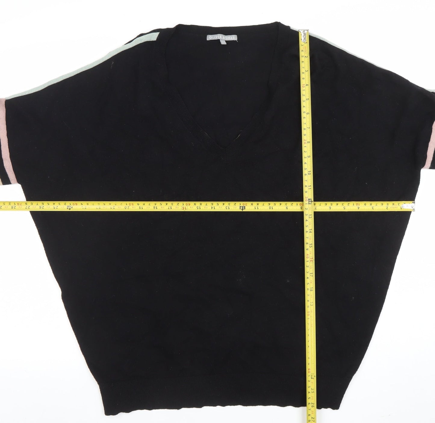 Womens UK Size 12 Oliver Bonas Black Pullover Jumper
