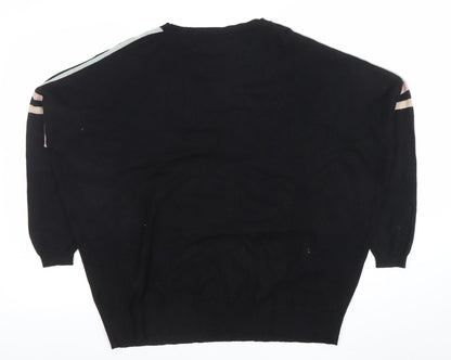 Womens UK Size 12 Oliver Bonas Black Pullover Jumper