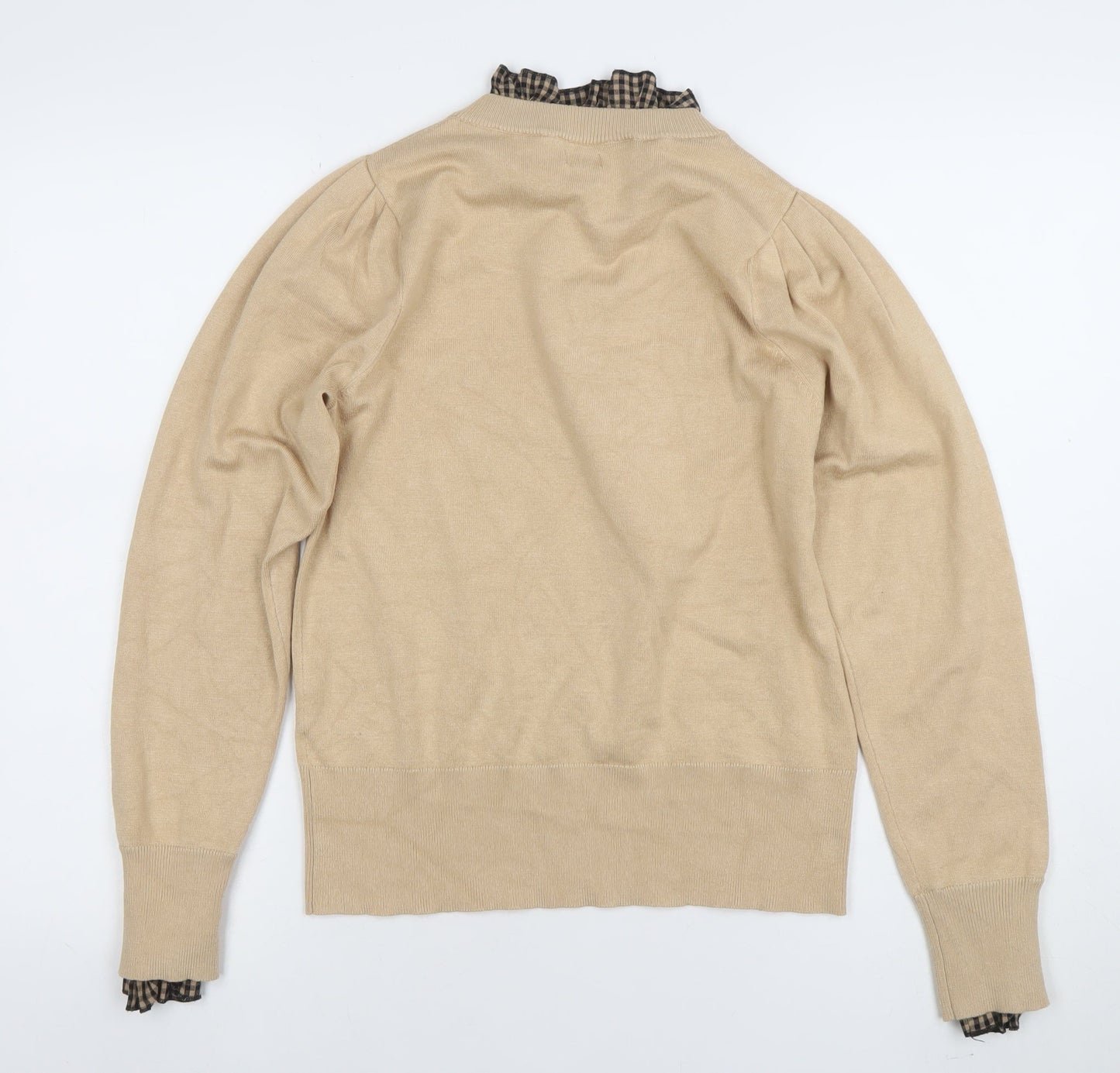 Womens UK Size 12 River Island Beige Pullover Jumper