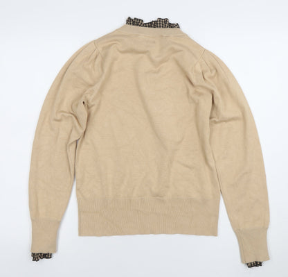 Womens UK Size 12 River Island Beige Pullover Jumper