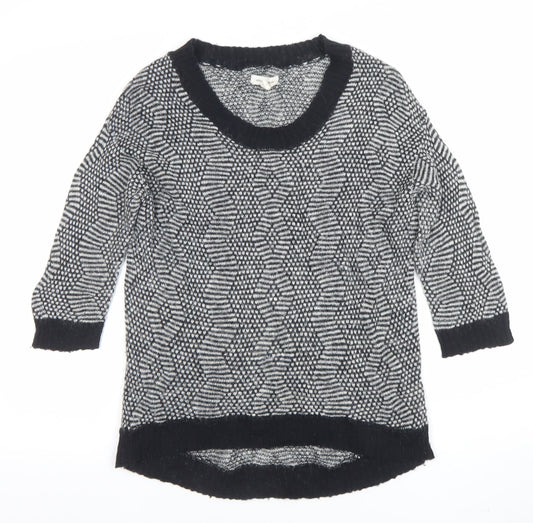 Womens UK Size S Silence + Noise Black Pullover Jumper