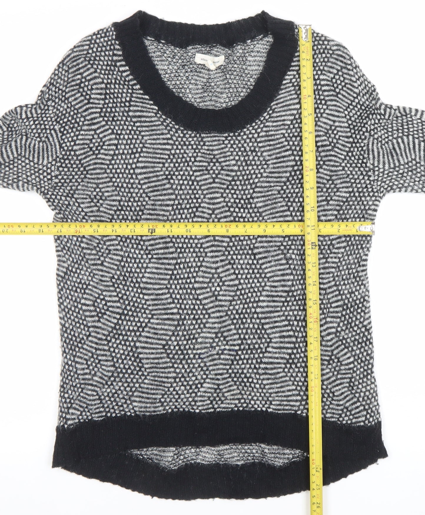 Womens UK Size S Silence + Noise Black Pullover Jumper