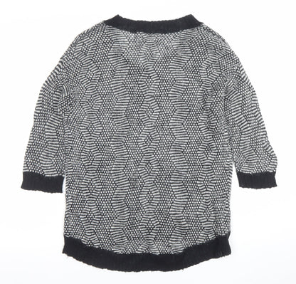 Womens UK Size S Silence + Noise Black Pullover Jumper