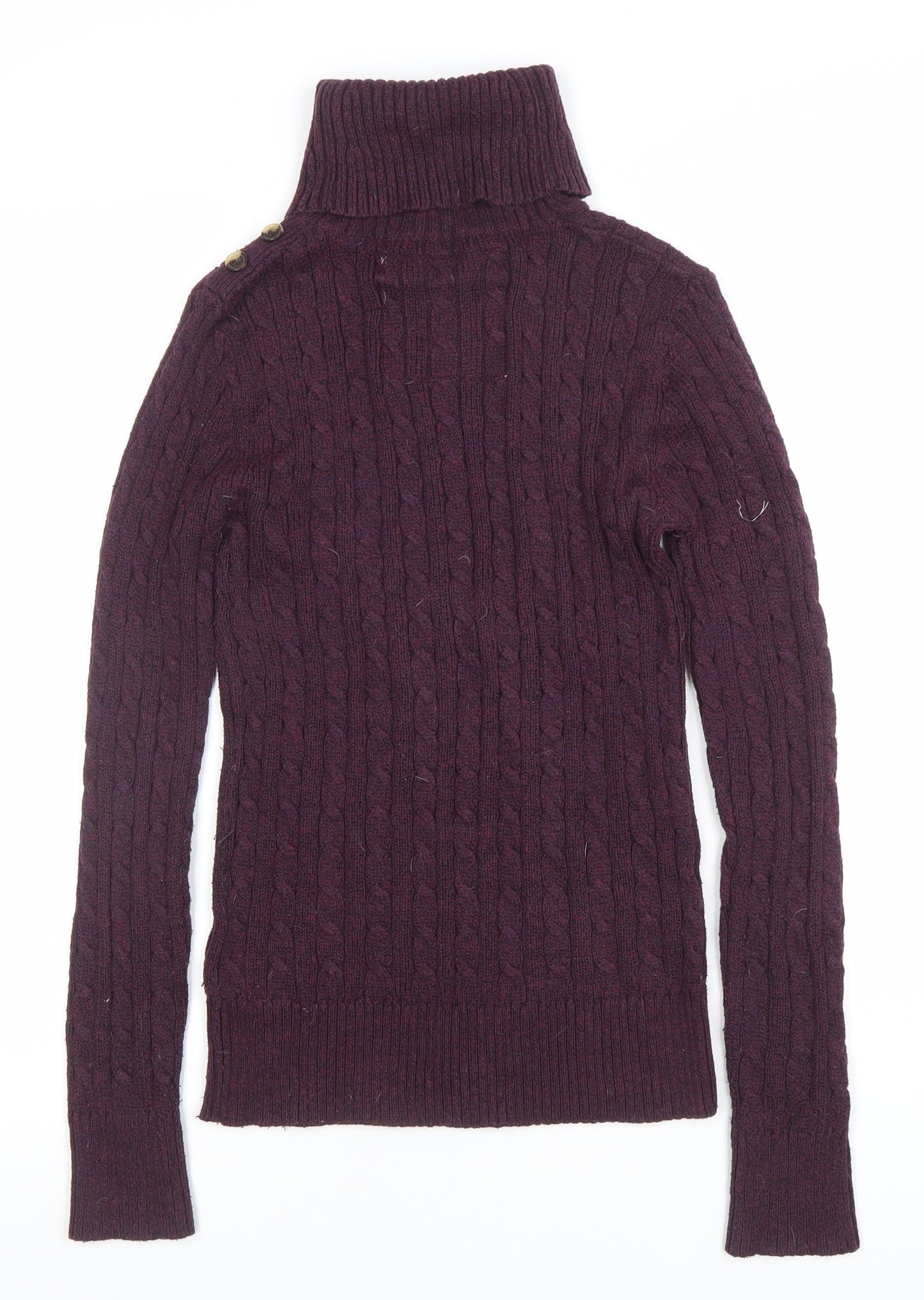 Womens UK Size S Superdry Purple Pullover Jumper