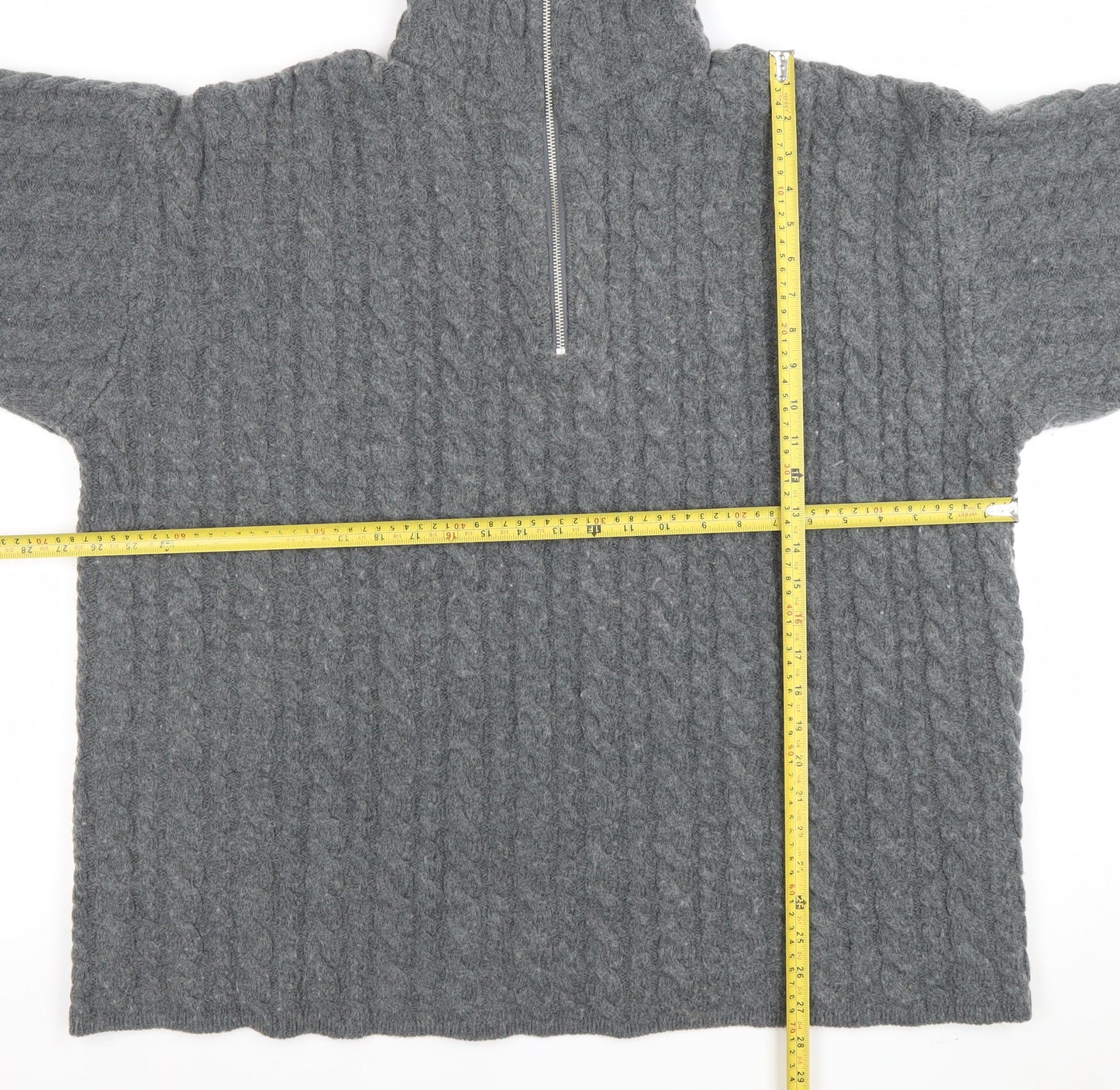 Womens UK Size S H&M Grey Full Zip Jumper