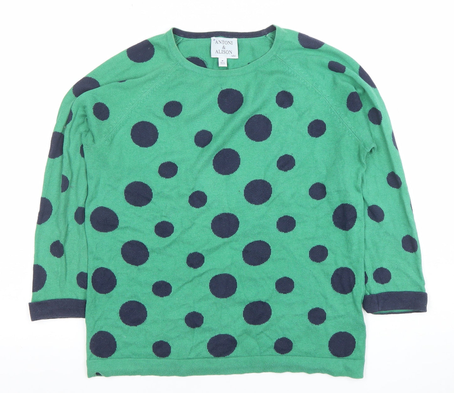 Womens UK Size 12 Antoni & Alison Green Pullover Jumper