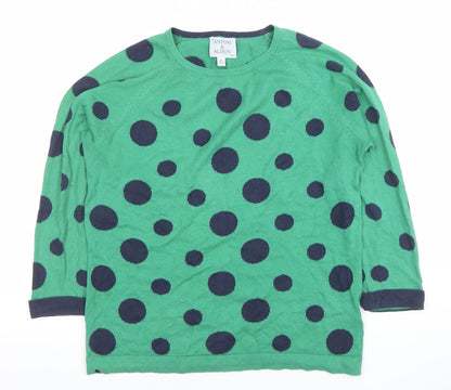 Womens UK Size 12 Antoni & Alison Green Pullover Jumper