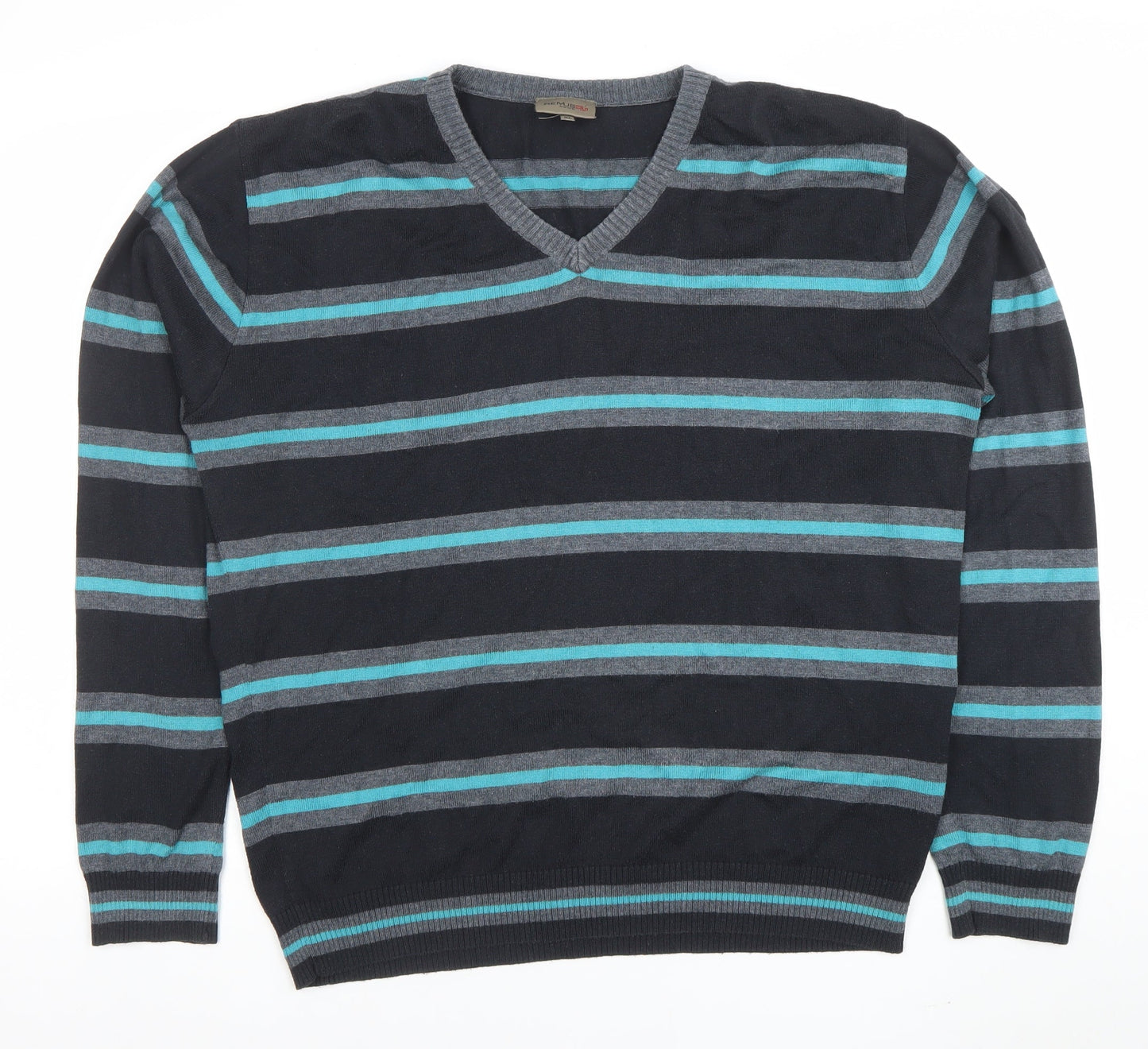 Mens UK Size XL Remus Uomo Blue Pullover Jumper