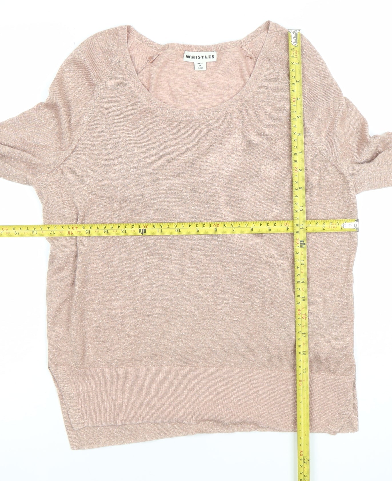 Womens UK Size S Whistles Beige Pullover Jumper